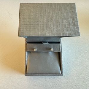 Peoples Jewellers 0.20 ct Diamond Solitaire Stud Earrings in 10K White Gold